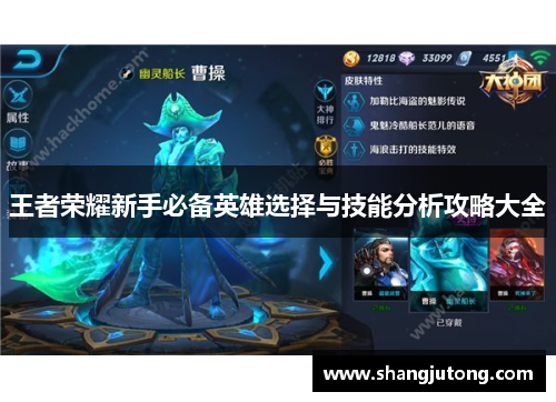 王者荣耀新手必备英雄选择与技能分析攻略大全